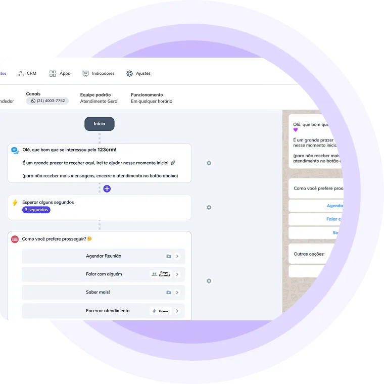 Chatbot do 123crm